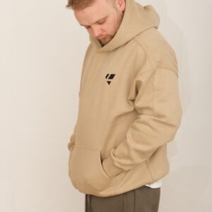hoodie spawn desert beige apricot grey lagged out comfortable gaming streaming clothes