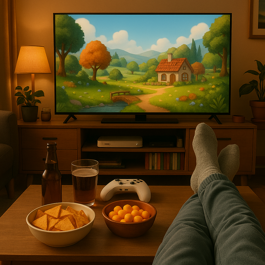 cozy gaming night