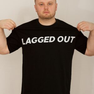 domination obsidian black lagged out t shirt tee