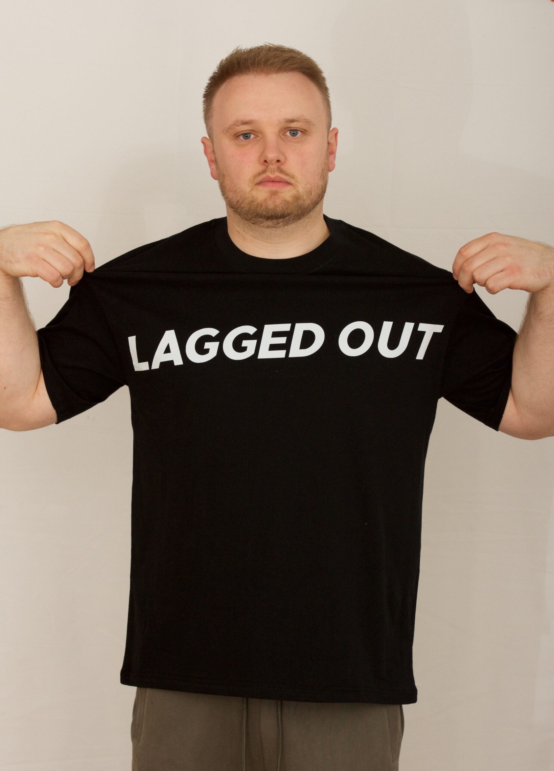 domination obsidian black lagged out t shirt tee