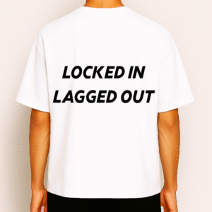 lilo white ghost lagged out t shirt tee