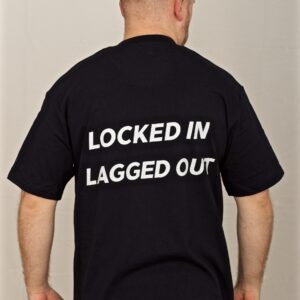 lilo black obsidian lagged out t shirt tee