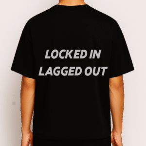 lilo black obsidian lagged out t shirt tee