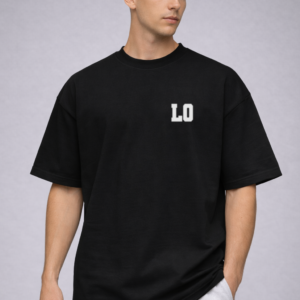 lagged out street tee lo initial tag obsidian comfort gaming white black